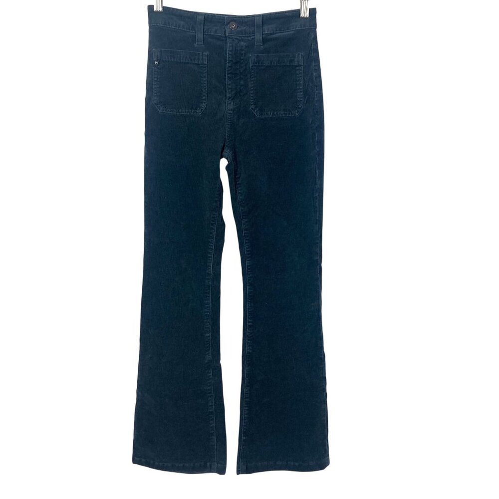 Adriano Goldschmied Anisten High Rise Bootcut Corduroy Pants Womens 24 Gray